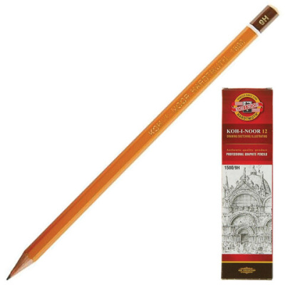 Карандаш ч/г Koh-I-Noor "1500" 9Н, заточен.