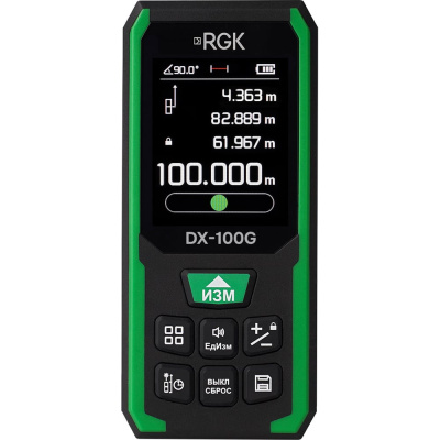 Строительная лазерная рулетка RGK DX-100G