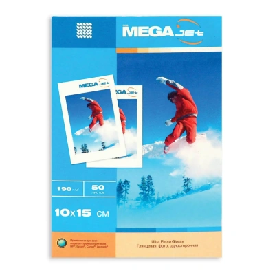 Фотобумага для цветн.струйн.печати (10х15, 190г, глянцевая) пачка 50л