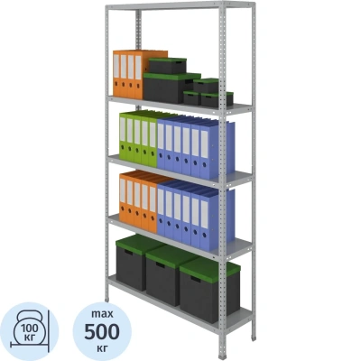 Стеллаж металлический Cobalt Shelf MS KD 1000x300/5 полок