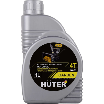 Масло моторное 5W-30 синтетическое для четырёхтактных двигателей Huter