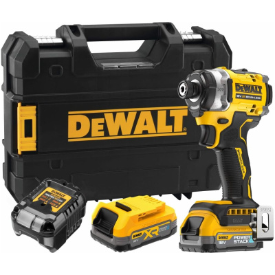 Аккумуляторный шуруповерт Dewalt DCF860E2T, 18 В, 282 Нм, 4500 уд/мин, с 2 АКБ 1.7 Ач и ЗУ, в кейсе TSTAK