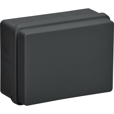 Распаячная коробка IEK км42441 о/п 150x110x70мм ip67 10вв. черная