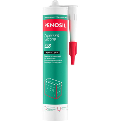 Герметик силиконовый PENOSIL Aquarium Silicone 328 для аквариумов 280 мл чёрный