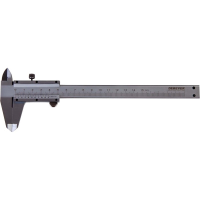 Нониусный штангенциркуль Debever Machining Solutions 150 мм, 0.05 мм, тип I, ГОСТ 166-89, со сборной рамкой