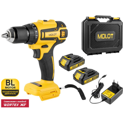 Аккум. дрель-шуруповерт MBD 1820 Li в чем. MOLOT