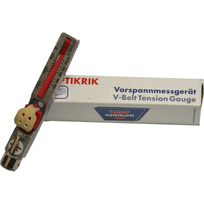 Измеритель натяжения ремней OPTIBELT Optikrik III незаменим при проведении технического обслуживания клиноременного
