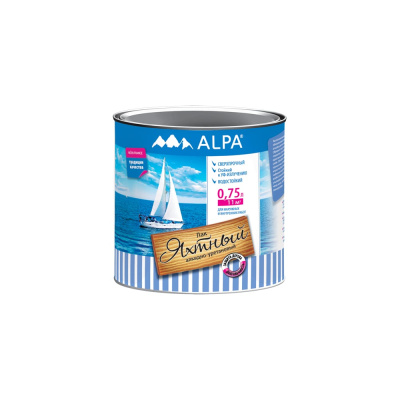 Лак яхтный ALPA Альпа глянцевый 0,75л