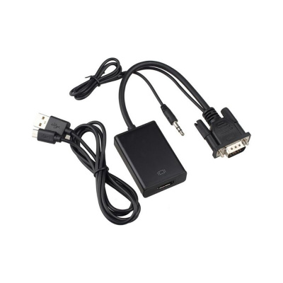 Компактный адаптер PALMEXX VGA — HDMI для конвертации аналогового VGA-сигнала в цифровой HDMI