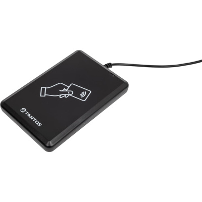 Настольный USB-считыватель Tantos TS-RDR-USB-EMF для внесения идентификаторов формата Em-Marin и Mifare в базу данных