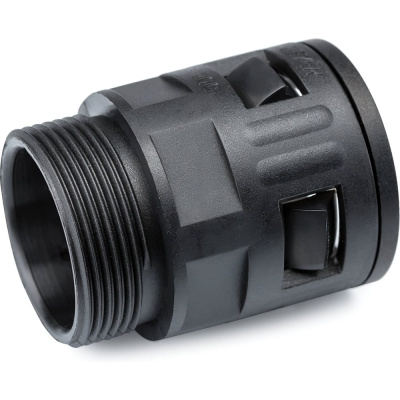 Муфта для гофрированных труб WEYER WQG-M32B/AD34.5 коннектор прямой, наружная M32х1.5