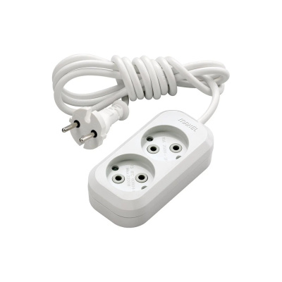 Удлинитель Makel 2х2м, без заземления, 10А, IP20 MGP102