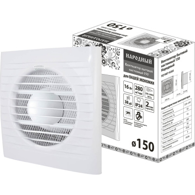 Народный бытовой настенный вентилятор TDM ELECTRIC SQ1807-0203