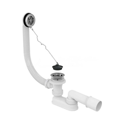 Сифон для ванны AlcaPlast A501 (A501-VE-01) хромированный