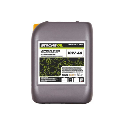 МАСЛО STRONG OIL UNIVERSAL ENGINE 10W-40 синтетическое (канистра 20л) API CI-4 PLUS/CI-4 ACEA E4/E7