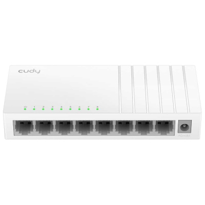 Настольный коммутатор с 8 портами Cudy FS108D 10/100 Мбит/с, пластиковый корпус