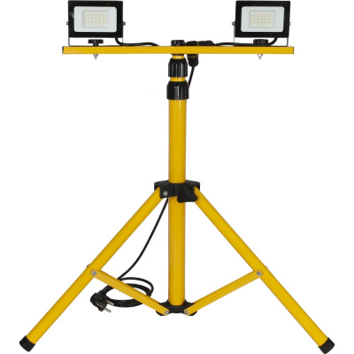 Светодиодный прожектор на штативе GLANZEN 2x30 Вт