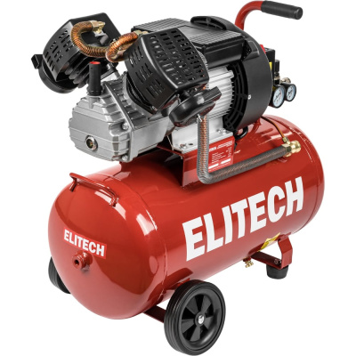 Компрессор масляный Elitech КПМ 360-50 (50л,8бар,356л/мин)