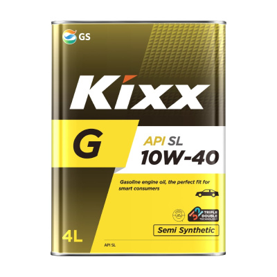 Полусинтетическое моторное масло KIXX G SL/CF 10W40