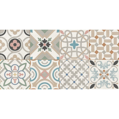 Плитка настенная Дизайн Арт Микс 2 / Design Art Mix 2 NewTrend 300x600x9, 1,08м2, разноцветный
