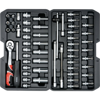 Набор инструментов YATO 1/4", 56 пр