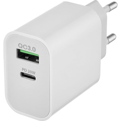 Сетевое зарядное устройство ROCKET Space Pro 20W, USB-A,USB-C