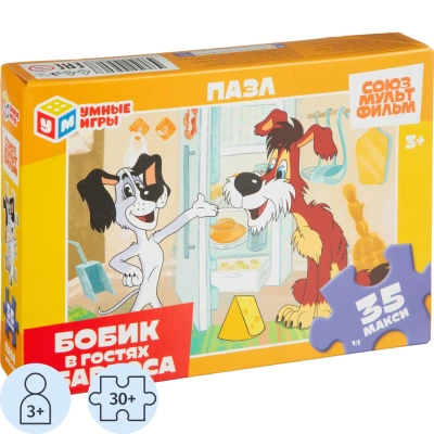 Пазл puzzle 35 эл. Бобик в гостях у Барбоса,4660254456068