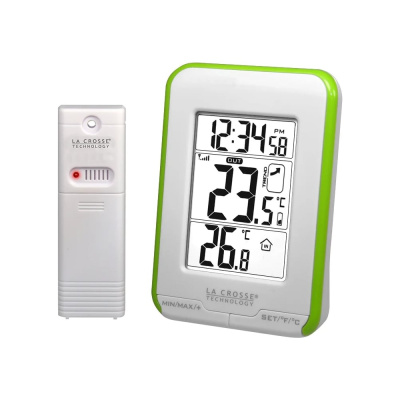 Термометр La Crosse Technology WS6810 с наружным датчиком, зеленый