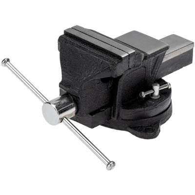 Тиски слесарные 100мм, поворотные, с наковальней KRANZ KR-12-5101