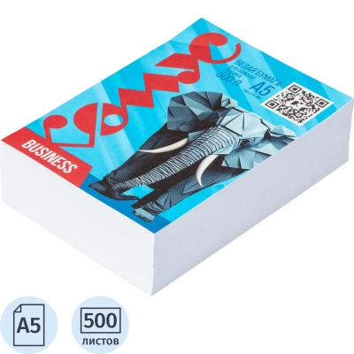 Бумага КОМУС ДОКУМЕНТ Business (А5, марка В, 80 г/кв.м, 500 л)