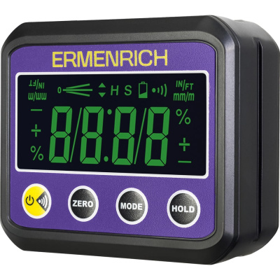 Цифровой уровень Ermenrich Verk LQ40, фиолетовый