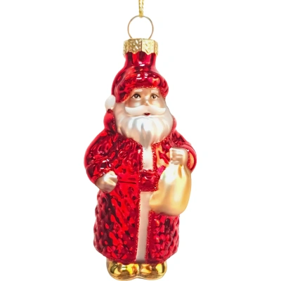 Игрушка новогодняя подвесная из стекла, 97520
