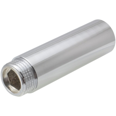 Удлинитель латунный хромированный 1/2" в/н - 70 мм (хром) MasterProf