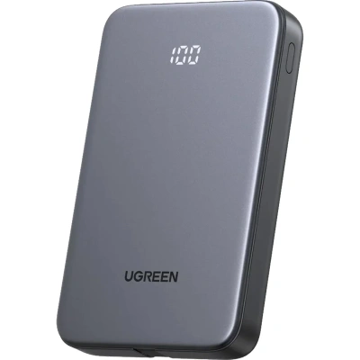 Внешний аккумулятор UGREEN PB507(75131B)10000mAh,с двумя вых,20W,сер космос
