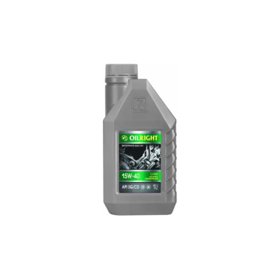 Моторное масло OILRIGHT ч/с Супер SAE 15W40 API SG/CD 1 л