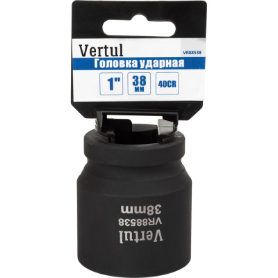 Головка ударная VERTUL 38 мм, 1DR
