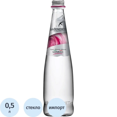 Вода минеральная San Benedetto негаз стекло 0,5л