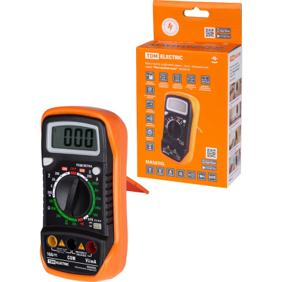 Цифровой мультиметр TDM ELECTRIC МастерЭлектрик MAS830L