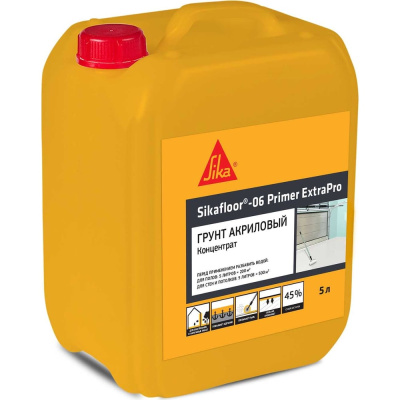 Грунт акриловый концентрированный SIKA Floor-06 Primer ExtraPro Канистра 5Л