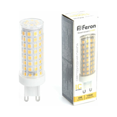 Светодиодная лампа FERON LB-437 G9 15W 2700K