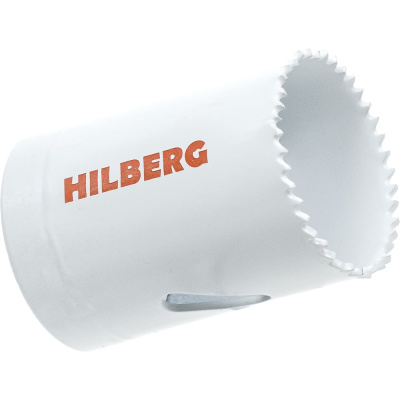 Коронка биметаллическая по металлу Hilberg 35мм, мелкий зуб, Bi-Metal Cobalt 8 (М42), CMS035