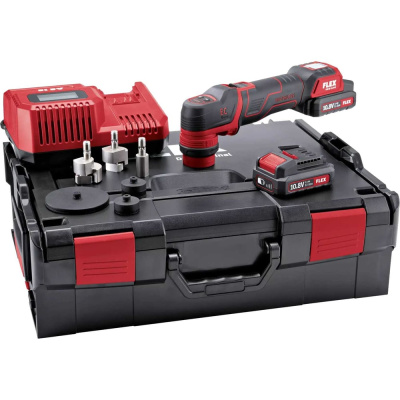 Умная аккумуляторная полировальная машина FLEX PXE 80 10.8-EC/2.5 Set