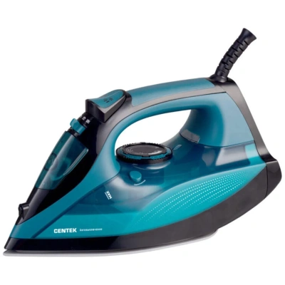 Утюг Centek CT-2317 BLUE (синий) 2800 Вт, керам. подошва, пар. удар