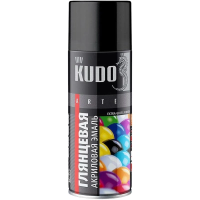 Краска аэрозоль акриловая ral 9003 белая глянц.520мл(1/12) kudo ku-a9003