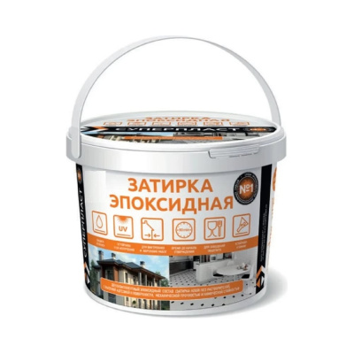 Затирка эпоксидная Суперпласт серый 7040 1 кг