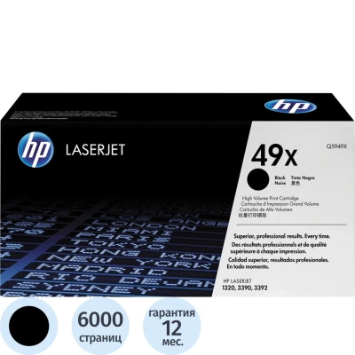 Картридж лазерный HP 49X Q5949X чер. пов.емк. для LJ 1160/1320