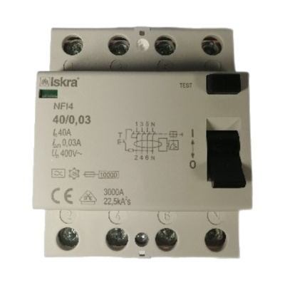 УЗО iskra устройство защитного отключения NFI4-40/0,03 УТ-00025042