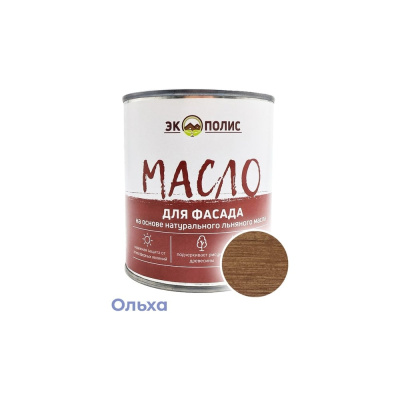 Масло для фасада Экополис 2,2 л. ольха mdf-22-olha
