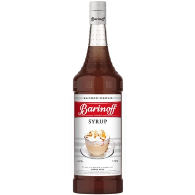 Сироп BARINOFF "Айриш-Крим", 1 л, стеклянная бутылка