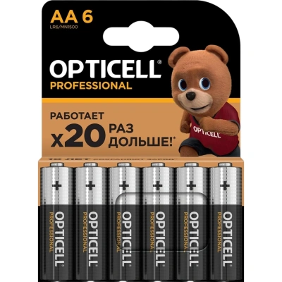 Батарейки Opticell PROFESSIONAL AA 6шт